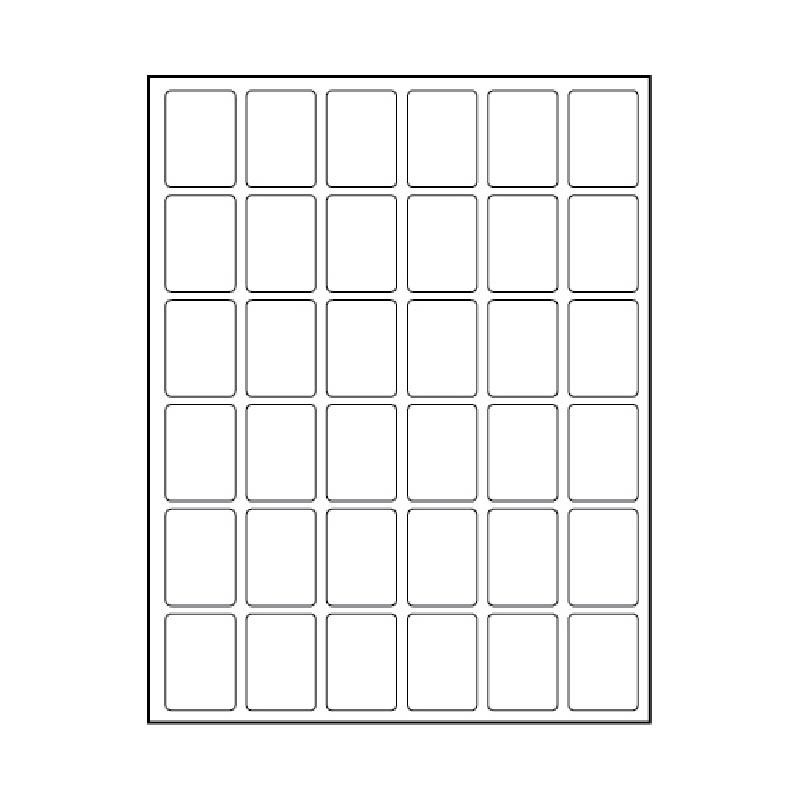 4 x 4 Square Blank Label Template - OL3539